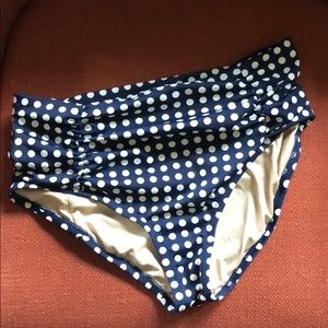 JCREW high waist bikini bottoms